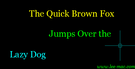 Align Text Example 3