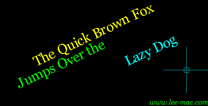 Align Text Example 4