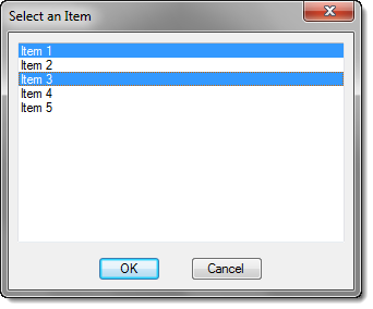 List Box Example
