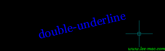 Double Underline